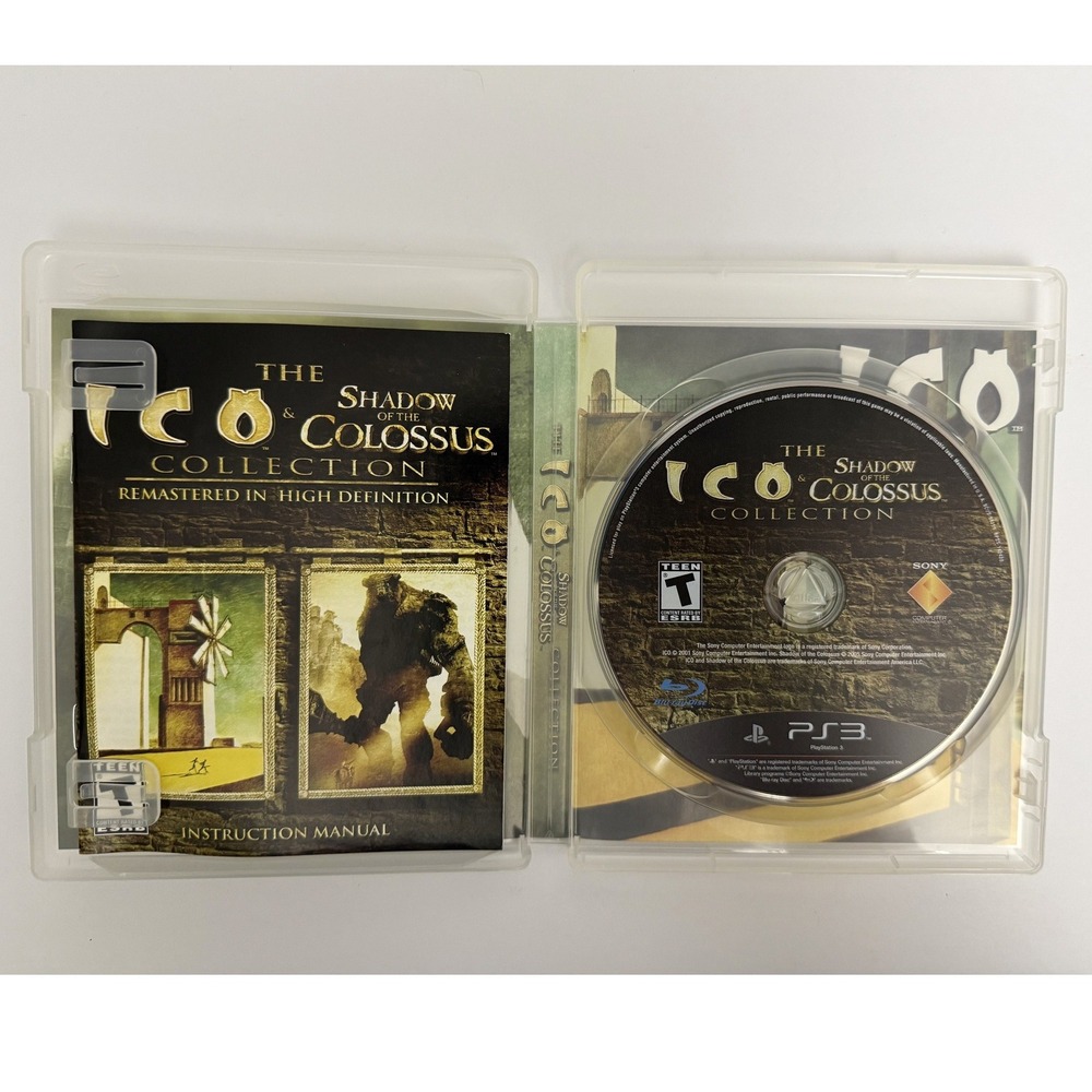 The Ico & Shadow of the Colossus Collection - Sony PS3 - CIB - Case Disc Manual - Picture 2 of 7